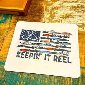 Hand Pressed Mouse Pad!  Brand New!